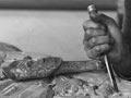 Retelling stories through carving
