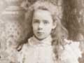 Child with long curly hair