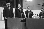 Jim Knox, Tom Skinner, Charles Bennett and Bill Rowling, 1975