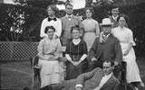 Henry Hill seated (right) beside his wife Emily, with their children
