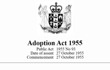 Adoption Act 1955
