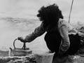 Māori women cooking at Whakarewarewa