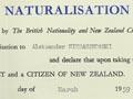 Naturalisation as a New Zealander (2nd of 3)