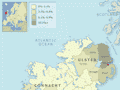 County of origin of Irish immigrants, 1891–1915 (4th of 5)