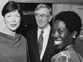 Jeny and Allen Curnow with Mona Williams