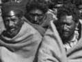 Māori prisoners under guard, 1866