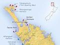 Landing places of the northern canoes