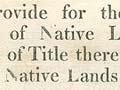 Interactive: Native Lands Act 1862