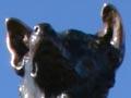 Border collie statue