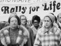 1970s marches: anti-abortion rally