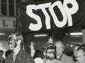 Anti-tour protest in Palmerston North, 1981