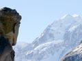 Statue at Aoraki/Mt Cook
