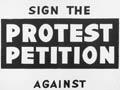 Protest poster, South African rugby tour, 1960