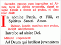 Order of Mass in Latin and English