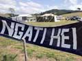 Whenuakite station protest