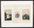 Three Otago worthies: from left, William Cargill, John Larkins Cheese Richardson and Thomas Burns, painted by John Turnbull Thomson