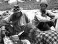 At camp during Garhwal expedition, 1951