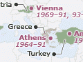 New Zealand embassies worldwide, 1990s