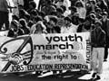 Youth march for rights, 1981