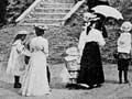  A. T. Maginnity at the opening of Nelson Central Girls' School.