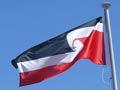 Māori national flag at Parliament