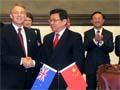 Signing of the New Zealand-China Free Trade Agreement, 2008