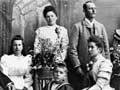European migrants: German family