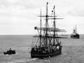 Leaving Lyttelton Harbour, 1901
