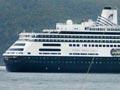 Tourism on Stewart Island: cruise ship in Paterson Inlet, 2009