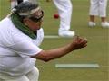 Blind lawn bowls