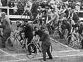 Cycling for cash, Whanganui, 1880s
