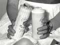 Unwrapping presents, 1960s