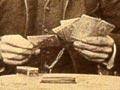 Gentlemen playing cards, 1899