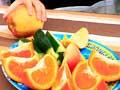 Children eating fruit, 2007