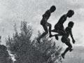 Children diving