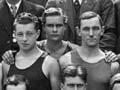 Young swimmers, Whanganui, 1918