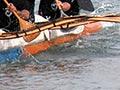 Waka ama, Raglan Harbour, 2012