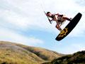Brian Walters kite surfing