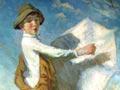 Boy with a kite, 1919