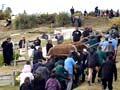 Burial service, Taupiri, 2011