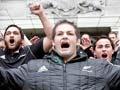 All Blacks haka at Parliament, 2011