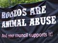 Protest against rodeos 