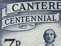 Statue on a stamp