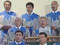 Members of the Samoan church choir during a performance