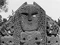 Te Kaha pātaka carvings