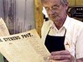 First <em>Evening Post</em> printing press 