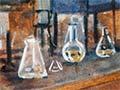 Victoria College's first chemistry laboratory, 1901