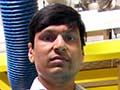 Samir Shah with a Zealafoam product