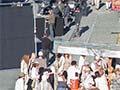 Shooting a television commercial in Ōamaru
