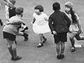 Folk dancing at school